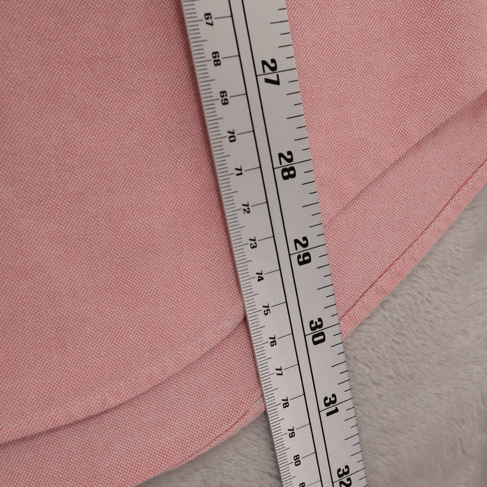 Tommy Hilfiger Mens XL Pink Oxford Long Sleeve Button Down Crest Logo Shirt - Picture 8 of 9